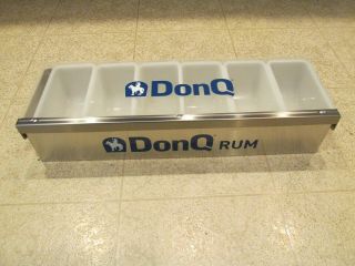 Old Stock Donq Rum Stainless Steel Garnish Tray Rums Of Puerto Rico