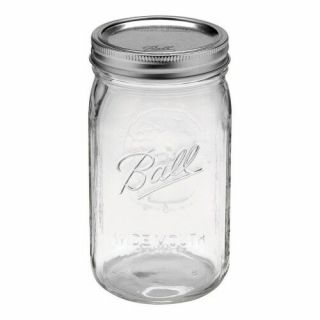 Ball 1/2 Gallon Jars Wide Mouth Canning Jars - 6 Pack 2