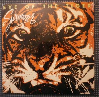 Rare Still Survivor Eye Of The Tiger 1982 12 " Vinyl Record Lp