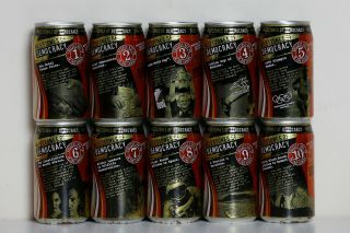 2004 Coca Cola 10 Cans Set From South Africa,  Milestones Of Democracy