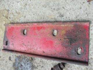 Massey Harris 44 tractor MH tool box w/ holder plate & bolts 3