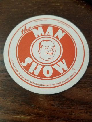 The Man Show - Dvd Exclusive Coaster - Orange And White Rare