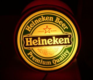 Vintage Bar Advertising Light - Heineken