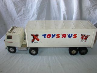 Vintage Ertl Truck Hauler Delivery Semi Rig Tractor Trailer Toys R Us Stores