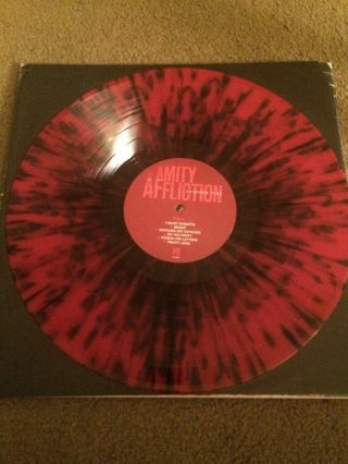 The Amity Affliction Severed Ties Red And Black Splatter /300 2