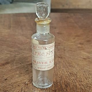 Antique Apothecary Chemist Pharmacy Jar For Chloroform