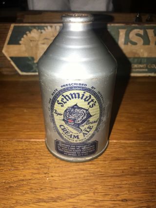 Schmidt’s Tiger Crowntainer Cone Top Beer Can Cone Top