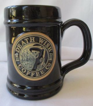 Death Wish Coffee 2017 Harvester Of Souls Special Signed Coffee Mug -
