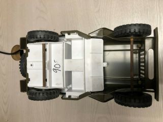 Tonka Toy Army Jeep with White wall Tires and White Interior 5