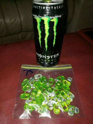 75 Green Monster Energy Drink Tabs 4 Gear,  Bfc 32oz Full Collector Can