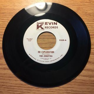 Northern Soul Promo 45 The Jobettes No Explanation Kevin 2268