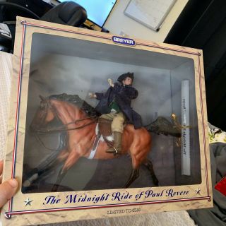 Breyer Traditional Midnight Ride Of Paul Revere 1 Of 3500