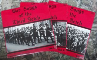 War Songs Of The Third Reich Volumes I/ii & Iii Vinyl 3 Lp 