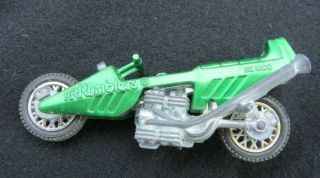 Mattel 1971 Rumblers Motorcycle - Straight Away - Hot Wheels - Green
