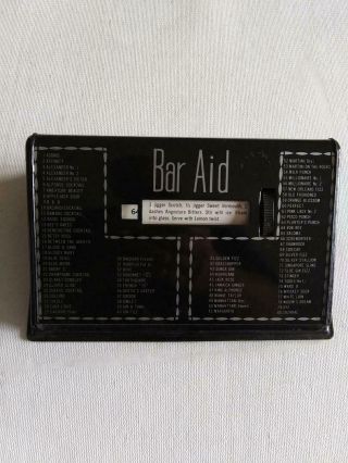 Vintage Bar Aid Cocktail 80 Recipes Drinks Off White Black Neat Decor