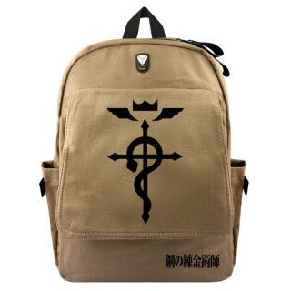 2018 Outdoor Laptop Backpack Print Anime Fullmetal Alchemist School Bag Rucksack