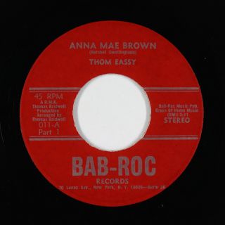 Deep Soul Funk 45 - Thom Eassy - Anna Mae Brown - Bab - Roc - Mp3