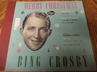 Decca Album Set - 78/bing Crosby - " Merry Christmas " /,  Andrews Sisters