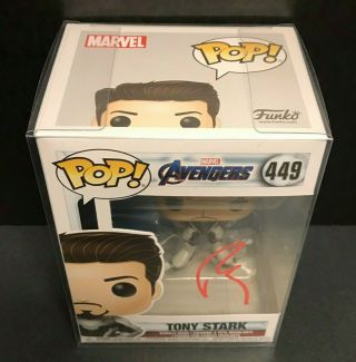 Avengers: Endgame Tony Stark Funko POP Signed by Robert Downey Jr.  - Iron Man 3