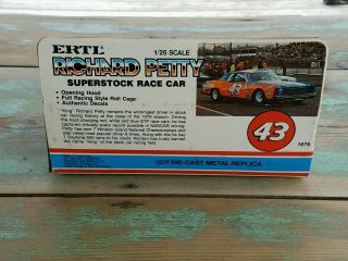 vintage Ertl Richard Petty Superstock Race Car 1:25 scale toy 5