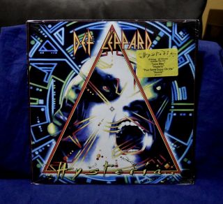 Def Leppard Very Rare Lp Hysteria 1987 Usa 1stpress W/hype Sticker Oop