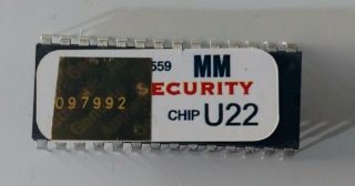 Williams Wpc - S Cpu U22 Security Chip Medieval Madness Pinball Machine