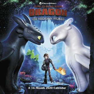 How To Train Your Dragon Movie 16 Month 2020 Photo Wall Calendar