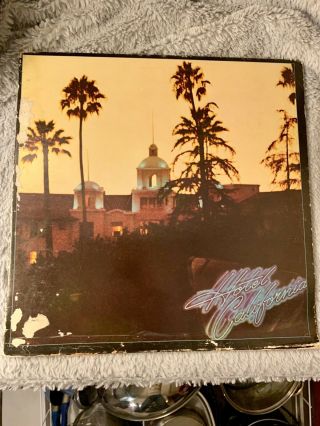 The Eagles,  Hotel California,  1976 Asylum 6e - 103 Rock Vintage Vinyl Lp Record
