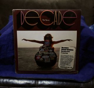 Neil Young Very Rare 3lp Decade 1977 Usa 1stpress Rare Hype Sticker Oop