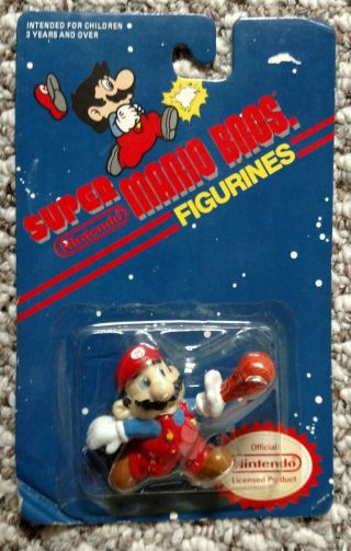 Vintage Mario Brothers Nintendo Arcade Video Game Figure Nip Rare