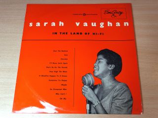 Ex/ex - Sarah Vaughan/in The Land Of Hi Fi/1956 Emarcy Pye Lp