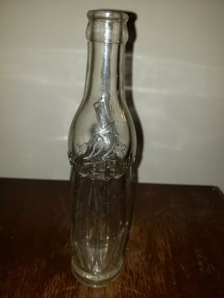 Vintage Rare Clear 7 Oz Bluebird Soda Bottle