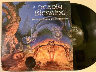 Deadly Blessing - Ascend From The Cauldron Lp 1988 Og First Pressing - Thrash