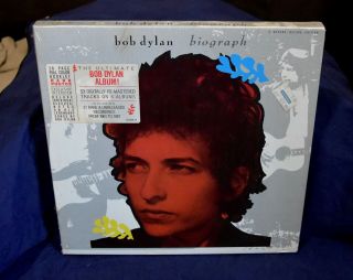 Bob Dylan Very Rare 5lp Box Biograph 1985 Usa 1st Press W/booklet/sticker