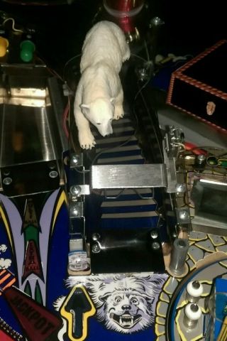 Addams Family Pinball Machine Polar Bear Ramp Mod