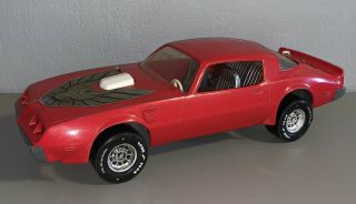 Vintage 1980’s Large 18” Red Trans - Am Toy Car By Processed Plastic Co.