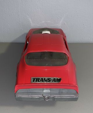 Vintage 1980’s Large 18” Red Trans - Am Toy Car by Processed Plastic Co. 3