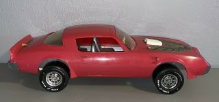 Vintage 1980’s Large 18” Red Trans - Am Toy Car by Processed Plastic Co. 4