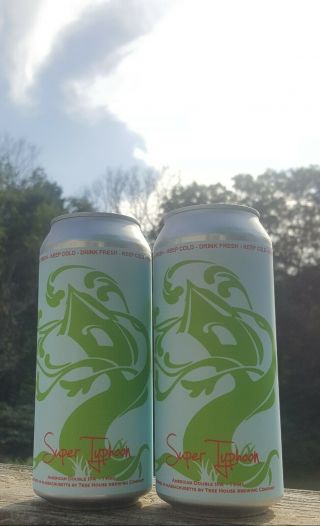 Tree House Brewing 2 " Empty " Typhoon Cans Trillium - Other Half - Monkish