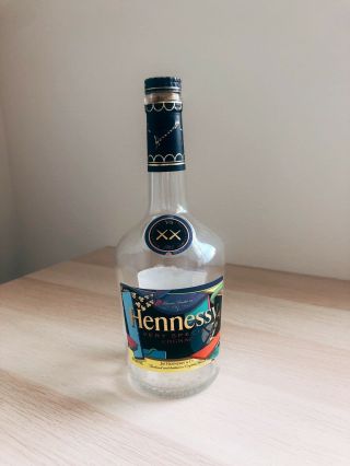 Kaws X Hennessy Vs Limited Edition Collector’s Bottle - Rare Low Number