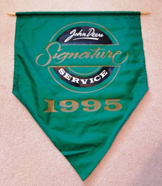 John Deere 1995 Signature Service Dealer Banner