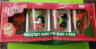 - A Christmas Story Collector’s Series Pint Glass 4 - Pack