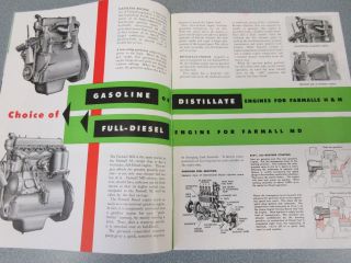 1950 Farmall H,  M,  & MD Farm Tractor Sales Brochure See Pictures 32 Pages 4