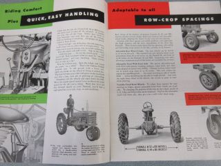 1950 Farmall H,  M,  & MD Farm Tractor Sales Brochure See Pictures 32 Pages 5