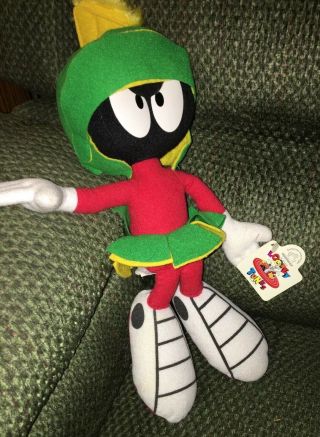 Looney Tunes 1994 Marvin The Martian 13 " Plush Toy W/tags By - Applause