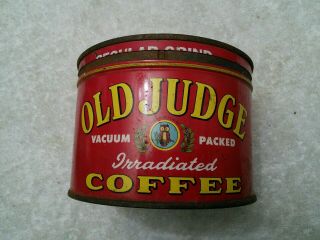 Old Judge Coffee Can
