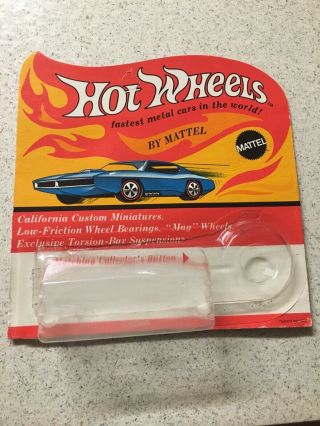 Hot Wheels Redline Blister Pack/card Unpunched Year 1969