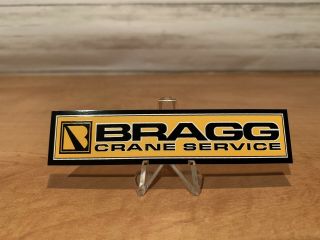 Bragg Crane Service Union Equipment Hardhat Operating Engineers Sticker