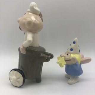 Vintage Janitor,  Fractured Fairy Tales Ceramic Figure Jay Ward Rocky Bullwinkle 5