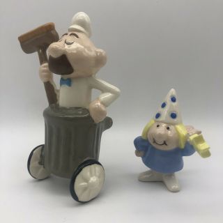Vintage Janitor,  Fractured Fairy Tales Ceramic Figure Jay Ward Rocky Bullwinkle 6